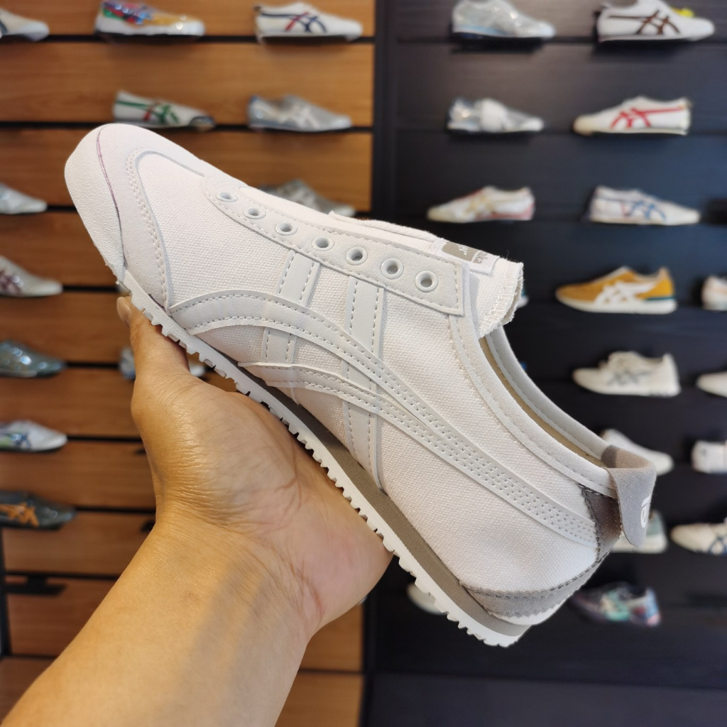 Onitsuka SLIP-ON รองเท้าผ้าใบรองเท้าวิ่งลําลองรองเท้าผ้าใบผู้ชายและผู้หญิง