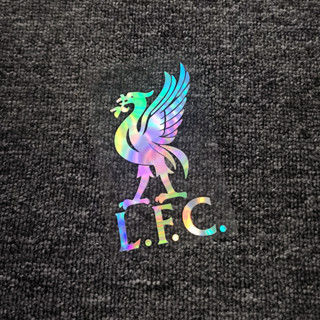 สติกเกอร์สะท้อนแสง ลาย Liverpool Football LFC สําหรับติดตกแต่งฝาถังน้ํามันเชื้อเพลิง รถจักรยานยนต์ แล็ปท็อป โทรศัพท์