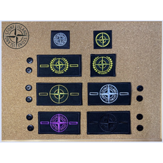 STONE ISLAND สติกเกอร์ ลายหินผี สําหรับตกแต่งเสื้อผ้า รองเท้า DIY