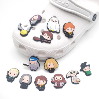 ขายดี จี้รองเท้า PVC อุปกรณ์เสริม สําหรับ Crocs the Harry Potter Series Jibbitz