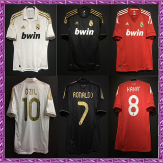 เสื้อกีฬาแขนสั้น ลายทีมฟุตบอล Real Madrid 2011/2012 ชุดเหย้า