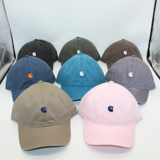 Carhartt หมวกเบสบอล ปักลาย สไตล์เรโทร สําหรับผู้ชาย และผู้หญิง