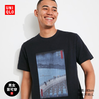 Uniqlo เสื้อยืดแขนสั้น พิมพ์ลาย สําหรับผู้ชาย และผู้หญิง (UT)