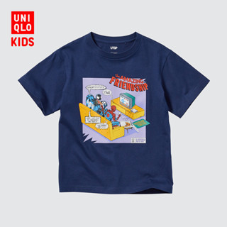 Uniqlo เสื้อยืดแขนสั้น พิมพ์ลาย สําหรับเด็ก (UT)
