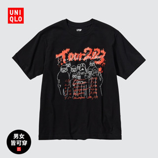 Uniqlo เสื้อยืดแขนสั้น พิมพ์ลาย สําหรับผู้ชาย และผู้หญิง (UT)