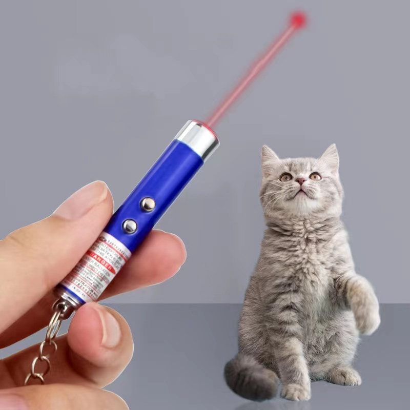 ของเล่นปากกาเลเซอร์ สีแดง สําหรับสัตว์เลี้ยง แมว
