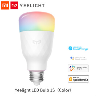 Yeelight หลอดไฟ E27 1S หลากสี ควบคุมผ่านแอพ WIFI สําหรับ xiaomi mijia MI home