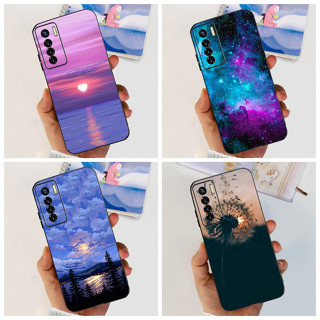 เคสโทรศัพท์ซิลิโคน แบบนิ่ม ลายอวกาศ หรูหรา สําหรับ Tecno Camon 17P 17 Pro Camon 18 Camon 16 18P Camon18 Premier Camon 19 Neo 19Pro 5g