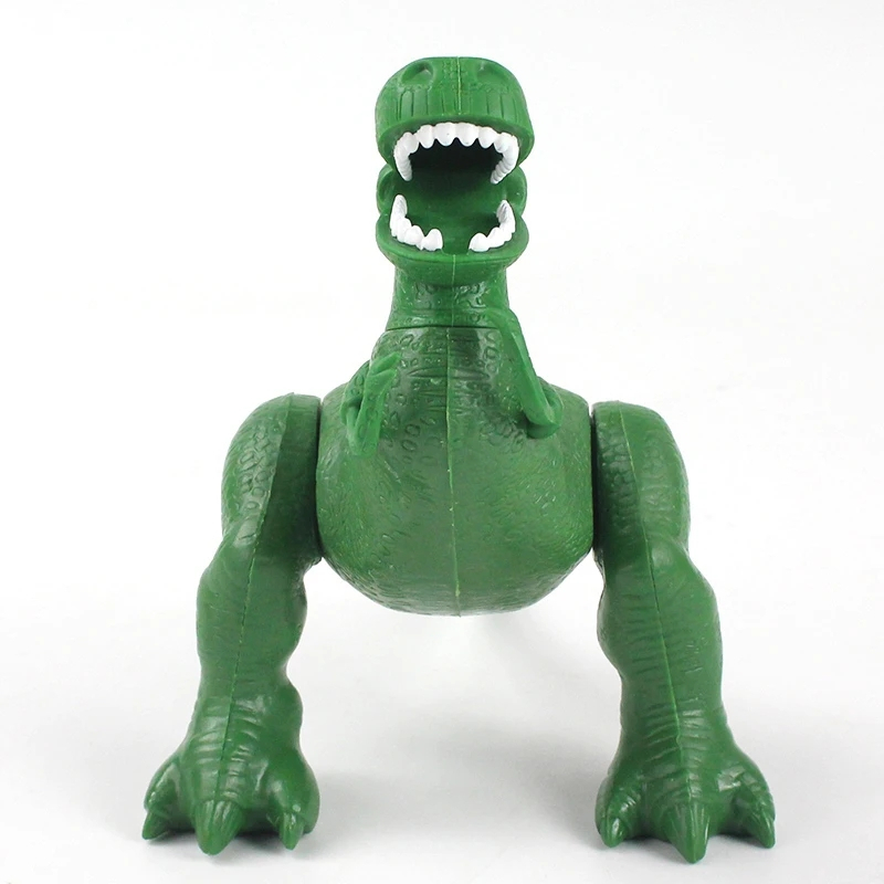 Disney Toy Story 4 Rex ไดโนเสาร์สีเขียวรุ่น Q 15 ซม.PVC Action Figures mini ตุ๊กตาของเล่นเด็กรุ่นสํา