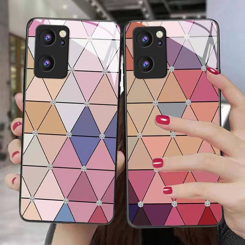 Dmy เคสกระจกนิรภัย สําหรับ OPPO Reno 7 7z 8T 8 8Z 6 6Z 5 Pro 3 4 Pro 2F 2 Z F11 Pro F9 R9S R17 Pro R