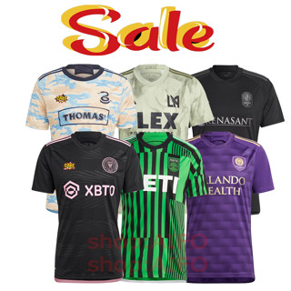 เสื้อกีฬาแขนสั้น ลายทีมชาติฟุตบอล Orlando City For Philly Los Angeles Jersey 23 24 Inter Miami Nashville Austin คุณภาพสูง สําหรับผู้ชาย