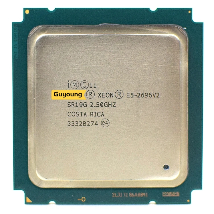 โปรเซสเซอร์ CPU YZX Xeon E5 2696 V2 2696v2 E5-2696v2 E5-2696 V2 2.5GHz 12-Core 24-Thread 30M 115W LGA 2011