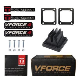 วาล์วไอดีคาร์บอนไฟเบอร์สำหรับ วาล์วรีด VForce 4 FORCE V4 YAMAHA Y125Z RXZ 135 125Z Y125ZR 125ZR RX135 RXZ135 Banshee350 RXZ-D RD250 RD350 RD400 YZF RZ YFZ 350 YZF350 YFZ350 RZ350 DT175 REED VALVE SET V4144 VForce4 ชุดวาล์วรีด