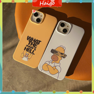 เคสโทรศัพท์มือถือ พลาสติกแข็ง ลายการ์ตูน แฟชั่น สําหรับ iPhone14 13 12 Mini 11 PRO MAX 6 6s 7 8plus SE2 X XS XR XSMAX #Hg5825