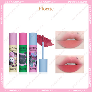 [New Color Launch] FLORTTE/FLORTTE FLORTTE FLORTTE ลิปครีมเมเลีย ไม่เหนียวติดง่าย ลิปโคลน เนื้อบางเบา ปกปิดริมฝีปาก