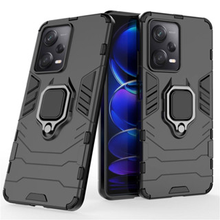 เคส Xiaomi Redmi Note 12 Pro 5G ฮาร์ดเคสกันกระแทกเคสโทรศัพท์ Hybrid Armor Shockproof Ring Case Redmi Note12 Pro 5G Cover Stand