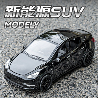 โมเดลรถเทสลา สเกล 1/32 อัลลอย Y Diecast ดึงถอยหลัง รถเก็บของเล่น ของขวัญสําหรับเด็ก