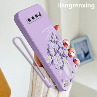 เคสโทรศัพท์มือถือ ซิลิโคนนิ่ม กันกระแทก ลายดอกไม้ สําหรับ samsung s10 PLUS samsung s10 PRO samsung s10 YTYHH01