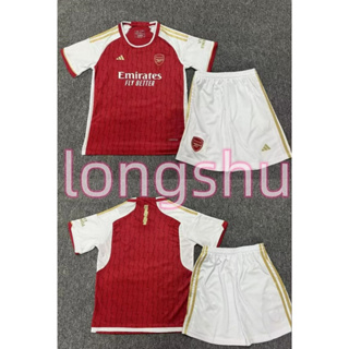 เสื้อกีฬาแขนสั้น ลายทีมชาติฟุตบอลชั้นนํา arsenal 2023 2024 ชุดเหย้า สําหรับเด็ก