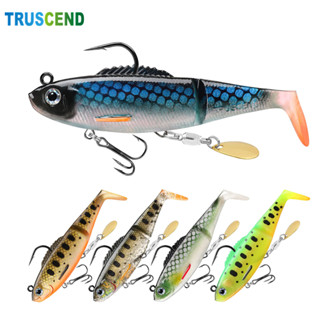 【5 ชิ้น】TRUSCEND Soft Fishing Lures ใบมีดสปินเนอร์พิเศษ, เหยื่อตกปลาระดับพรีเมียมสำหรับการตกปลาน้ำจืดน้ำเค็ม