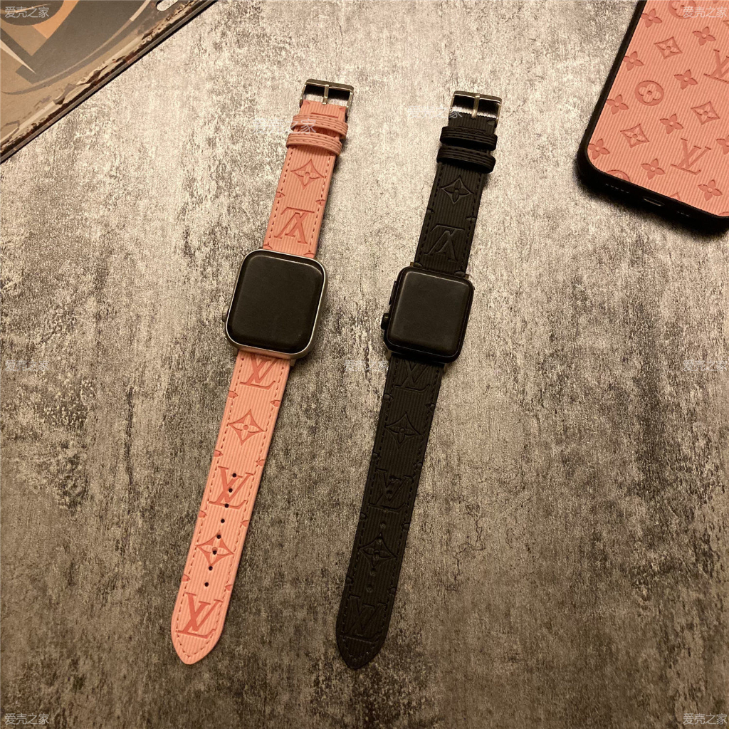 นาฬิกาข้อมือ สายหนัง ขนาด 38 มม. 40 มม. สําหรับ Apple Watch Series 7 65SE4 3 2 42 มม. 44 มม.