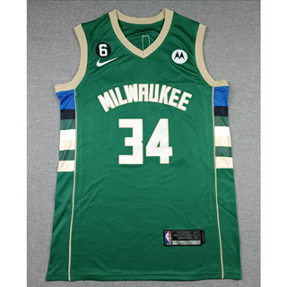 2023 nba Milwaukee Bucks No.34  Antetokounmpo green basketball jersey