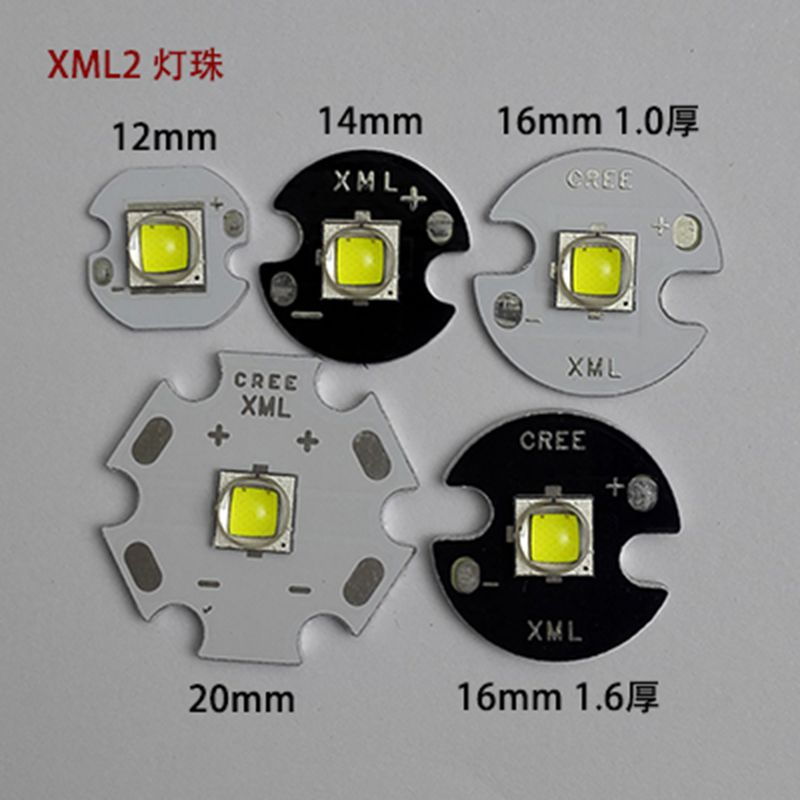 ลูกปัดหลอดไฟ LED CREE XML2 แสงสีขาว U3-1A ดั้งเดิมสําหรับไฟฉาย