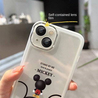 เคสโทรศัพท์มือถือแบบนิ่ม ลายการ์ตูนมิกกี้เมาส์น่ารัก สําหรับ iPhone 14 pro max 13 pro max 12 pro max 11 pro max X xs max xr 7plus 8plus se2