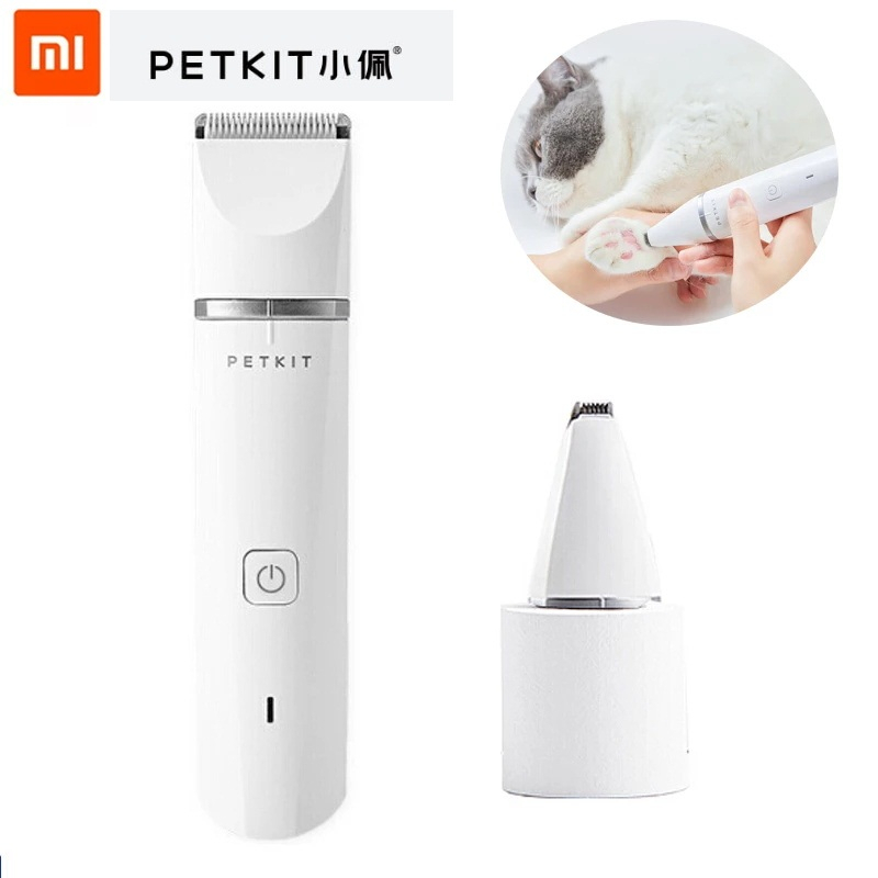 Petkit 2 In 1 ปัตตาเลี่ยนตัดขนไฟฟ้า กันน้ํา แบบชาร์จไฟได้ สําหรับสัตว์เลี้ยง สุนัข แมว