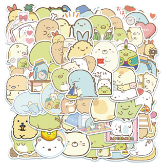 สติกเกอร์ กันน้ํา ลายโปเกม่อน Sumikkogurashi ไม่ซ้ําซาก สําหรับติดตกแต่งโน้ตบุ๊ก กีตาร์ไฟฟ้า รถจักรยานยนต์ จํานวน 50 แผ่น