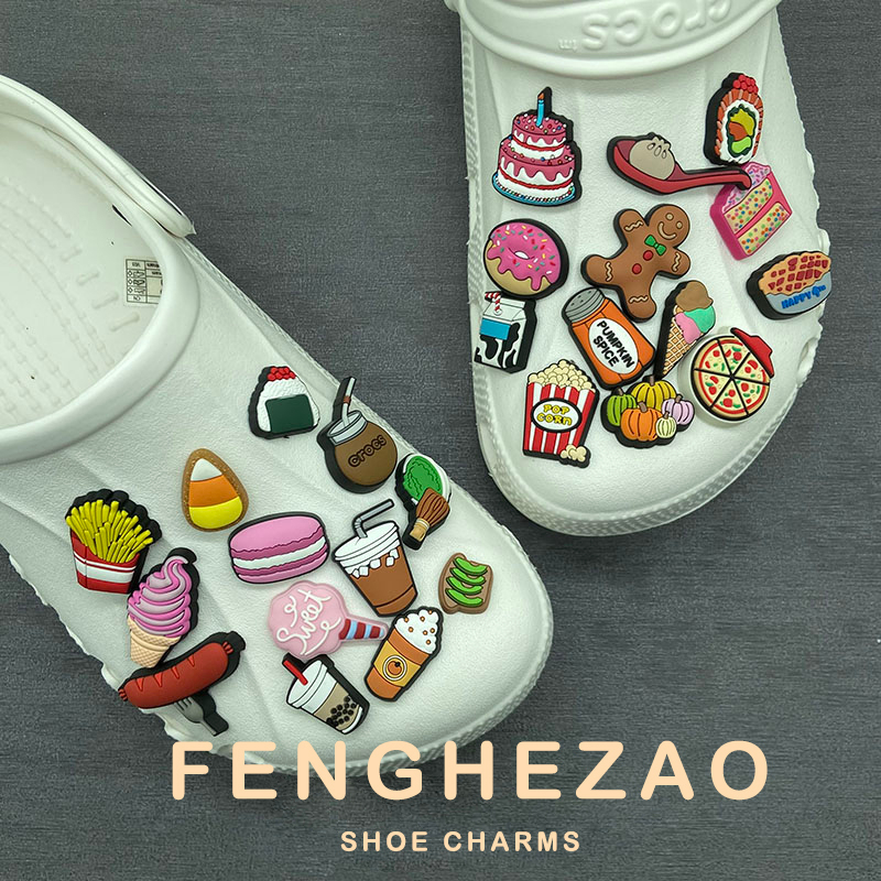 Crocs jibbitz charm crocs หัวเข็มขัดรองเท้า jibbitz ตัวติดรองเท้า crocs ลายการ์ตูน สําหรับผู้หญิงและผู้ชาย DIY รองเท้าคอร์ก ของแต่ง crocs