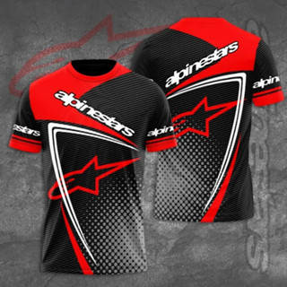 Alpinestars Astars Motogp2023 เสื้อแขนสั้น แบบแห้งเร็ว แฟชั่นฤดูร้อน สําหรับเด็กผู้ชาย ผู้หญิง 53454