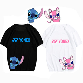 Yonex เสื้อยืดกีฬาแบดมินตัน แขนสั้น ระบายอากาศ แห้งเร็ว สําหรับคู่รัก 2023