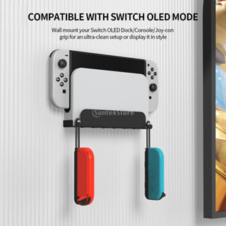 [Double] อุปกรณ์เสริมเมาท์ยึดแบบติดผนังสําหรับ Nintendo Switch Game Consoles