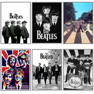 สติกเกอร์วอลเปเปอร์ ลายภาพยนตร์ Beatles สําหรับตกแต่งผนัง บาร์ ห้องนั่งเล่น