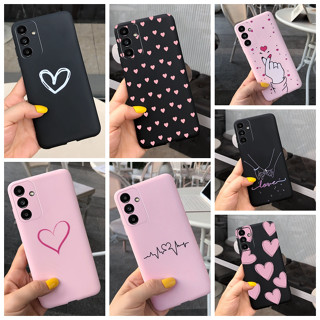 เคสซิลิโคนนิ่ม ลายหัวใจน่ารัก สําหรับ Samsung M14 5G A14 A24 A34 A54 Samsung Galaxy A14 4G