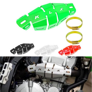 ฝาครอบท่อไอเสียรถจักรยานยนต์ ป้องกันน้ําร้อนลวก สําหรับ KAWASAKI KLX300R KLX230S KLX230R KLX250S KLX250SF