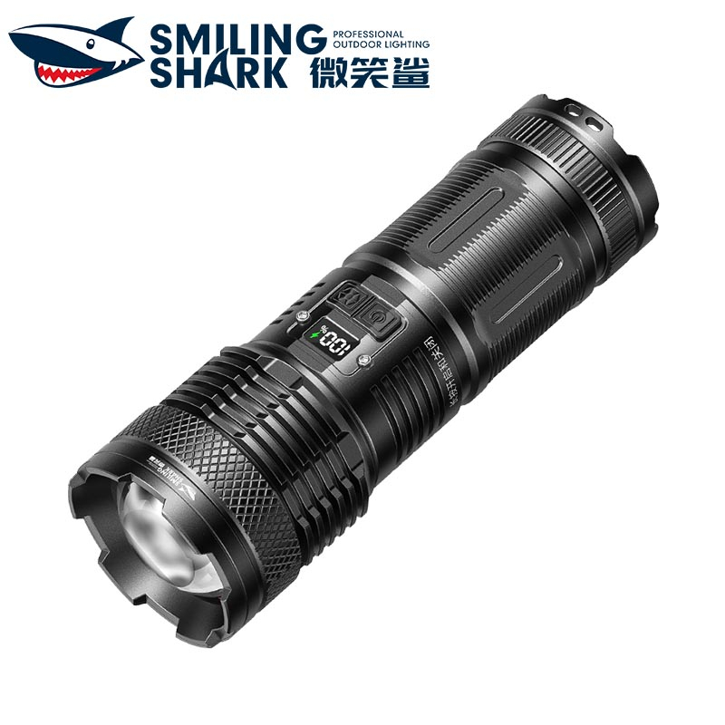 Smilingshark SD5209 ไฟฉาย led M77 4500lumens Type-C ซูมได้ 7 โหมด กันน้ํา สําหรับตั้งแคมป์ เดินป่า ล่าสัตว์ ทํางาน ราคา ถูกที่สุด ดีลบีเคเค