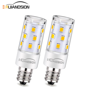 Ruiandsion E12 หลอดไฟ LED 4W AC 120V 6000K 4000K 3000K สําหรับโคมไฟบ้าน โคมไฟตั้งโต๊ะ โคมไฟระย้า โคมไฟดาวน์ไลท์