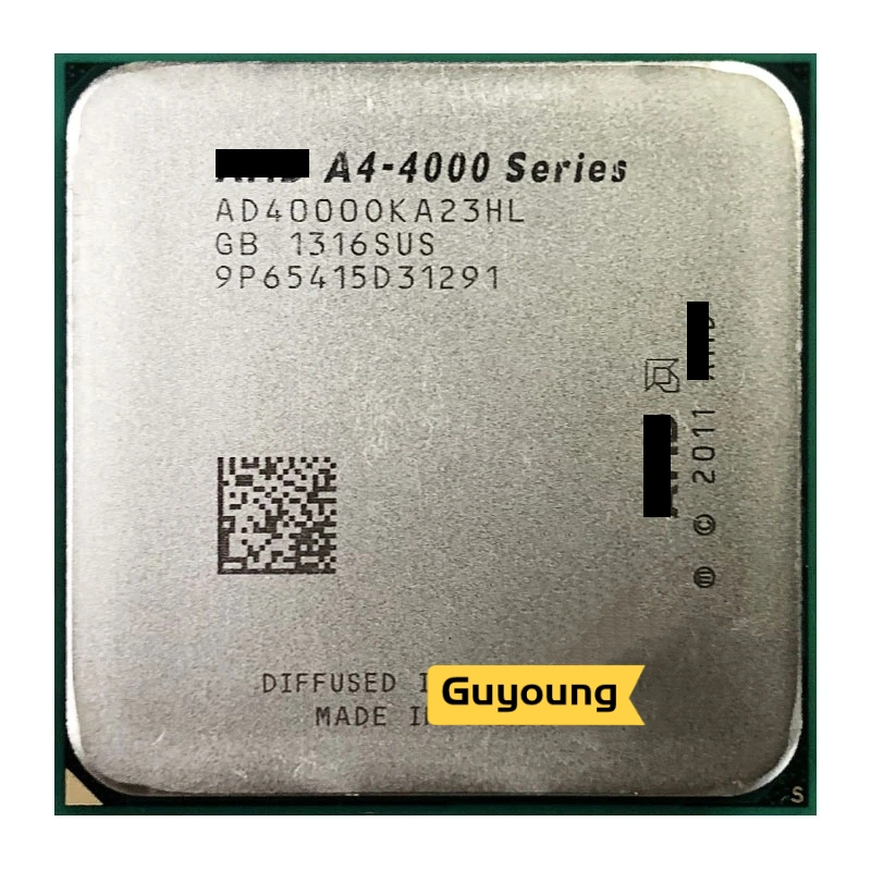 โปรเซสเซอร์ CPU แบบ Dual-Core Dual-Thread ใช้แล้ว YZX A4-Series A4-4000 A4 4000 3.0 GHz AD4000OKA23H