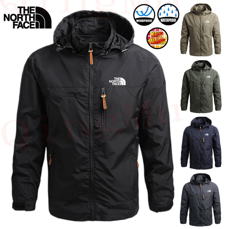 ผู้ชายแจ็คเก็ตกลางแจ้ง Shark Skin Hooded Windproof กันน้ํา Windbreaker Anti-Cut ขนาดใหญ่ Mountaineering Jacket แจ็คเก็ตเดินป่ากลางแจ้ง Plus ขนาด M-5XL