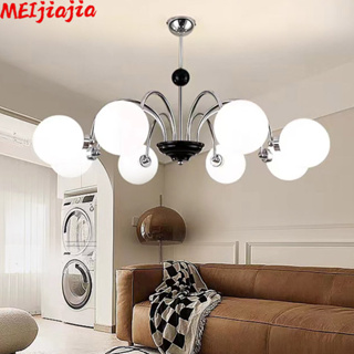 Meijiajia โคมไฟ LED สไตล์นอร์ดิก เรโทร สําหรับห้องนอน ห้องนั่งเล่น ร้านอาหาร