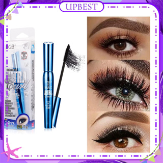 ♕Bob 3d Curling Mascara Slim หนาสีดำ Smooth Eyelash Rimel Silk Fiber Lash กันน้ำ Anti-Sweat Long Lasting Eye แต่งหน้า Wfuture♕