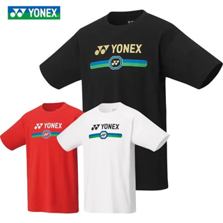 Yonex ใหม่ เสื้อกีฬาแบดมินตัน แขนสั้น ระบายอากาศ แบบแห้งเร็ว สําหรับผู้ชาย และผู้หญิง