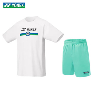 Yonex เสื้อโปโลแบดมินตัน ระบายอากาศ ใส่สบาย สีดํา สําหรับผู้ชาย ผู้หญิง กลางแจ้ง