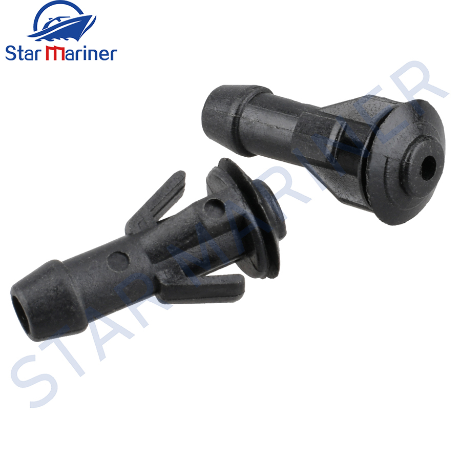 ท่อหัวนม 6BL-44391 สําหรับ Yamaha Outboard 2/4T 9.9HP-90HP F9.9-F115 Parsun F15- 2 ชิ้น05000009 Hidea Seapro HDX 6H3-44391-01 6BL-44391-00