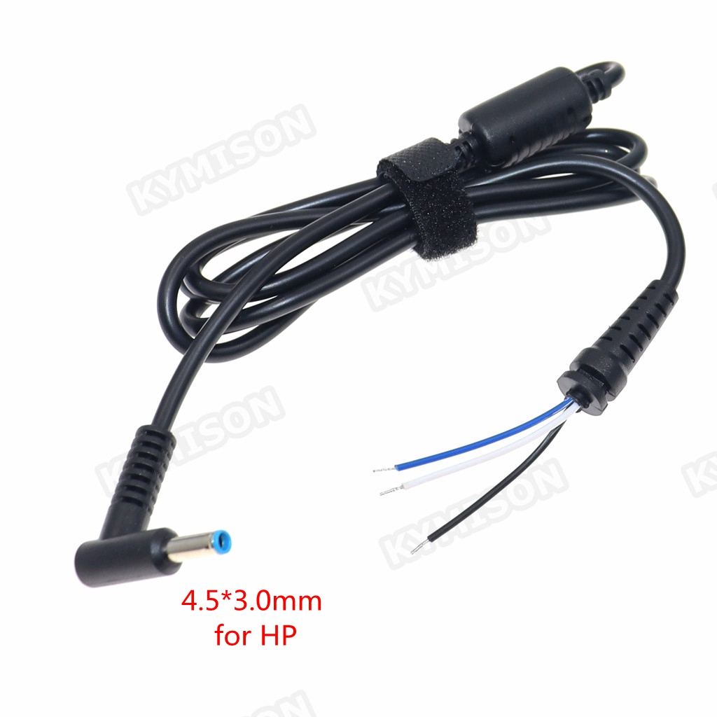 ปลั๊กชาร์จ DC 4.5x3.0 มุมขวา พร้อมพิน สําหรับอะแดปเตอร์แล็ปท็อป Hp Envy DC 4.5*3.0 มม.