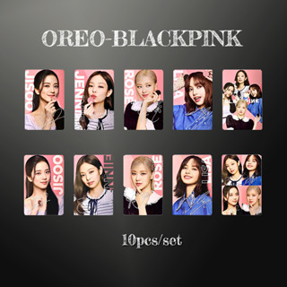 โฟโต้การ์ด BLACKPINK Oreo Co branded card collection card lisa rose jennie jisoo