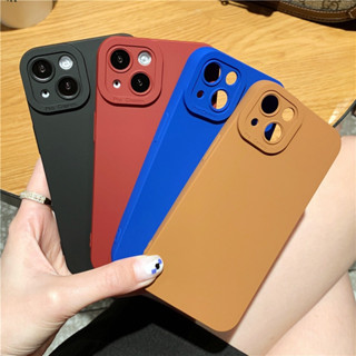 เคสซิลิโคน ขอบสี่เหลี่ยม ป้องกันเลนส์กล้อง สําหรับ Samsung Galaxy A51 A52S A71 A72 M11 M12 M22 M32