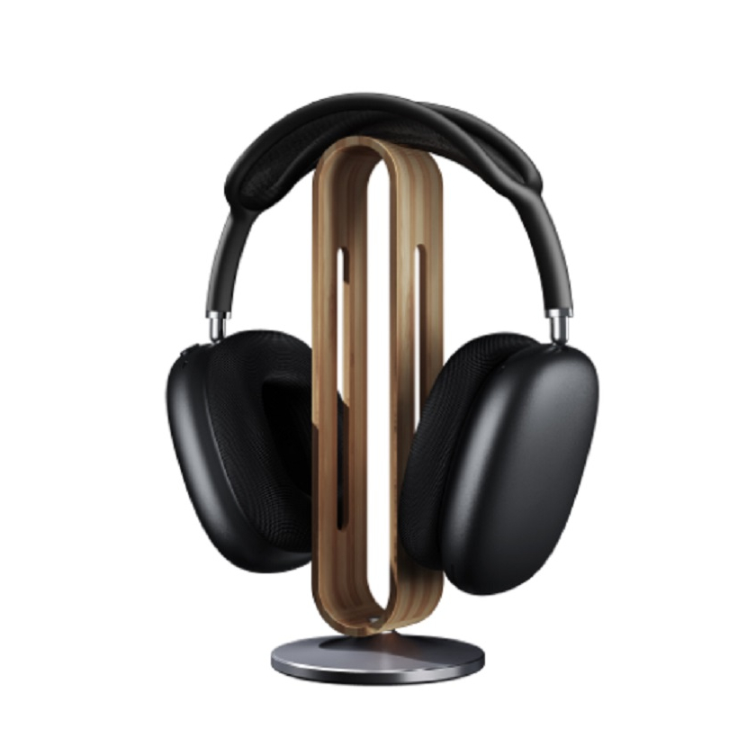 ใหม่ ที่คาดศีรษะ หูฟัง ชุดหูฟัง ไม้ไผ่ ขาตั้งไม้ สําหรับ B&O PC เกมมิ่ง หูฟัง ที่วางหูฟัง